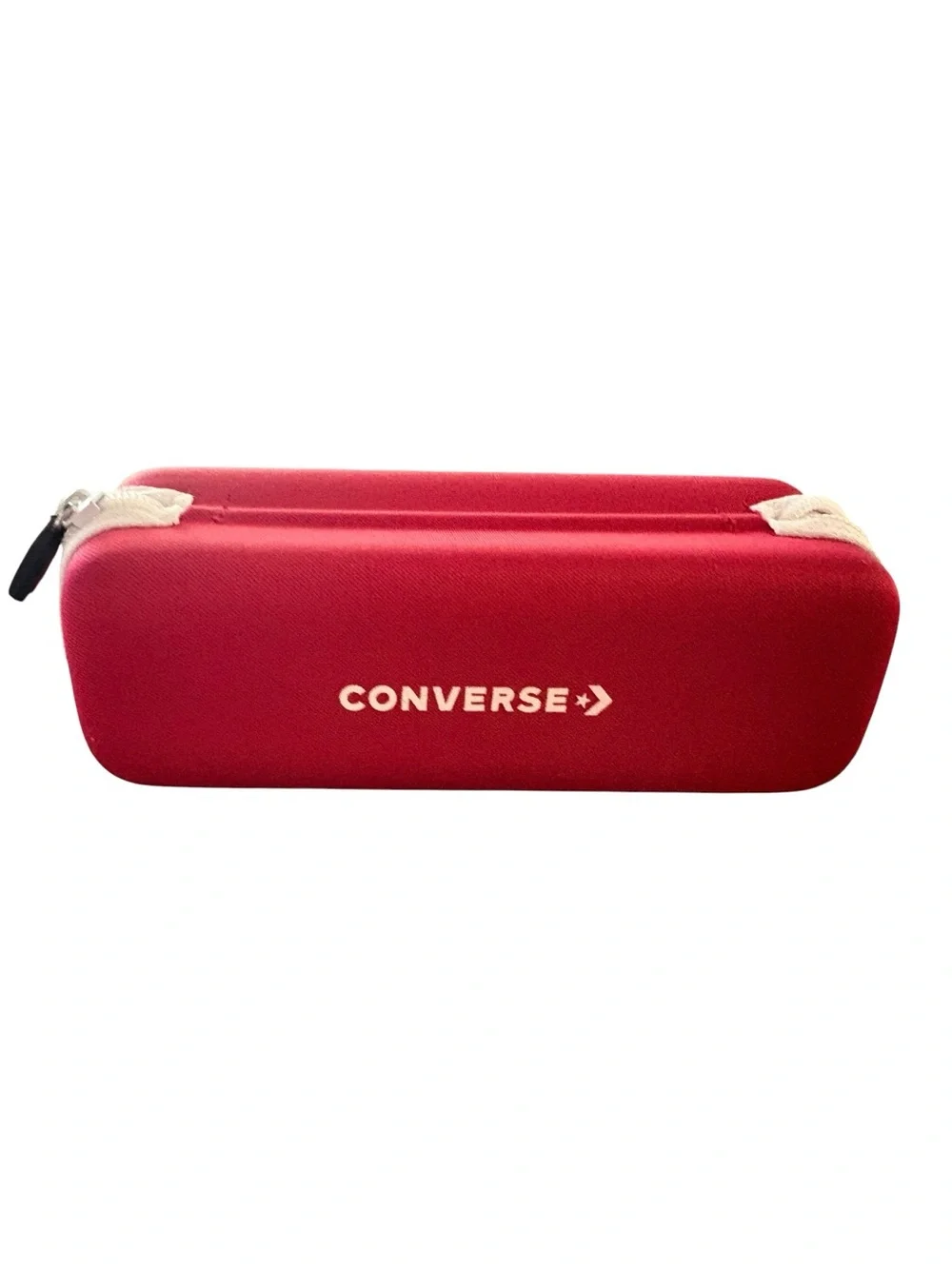 Converse Red Zippered Eyewear Case with Logo